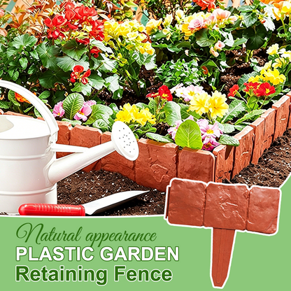 Imitation Stone Garden Fence - DIY Garden Edging Border