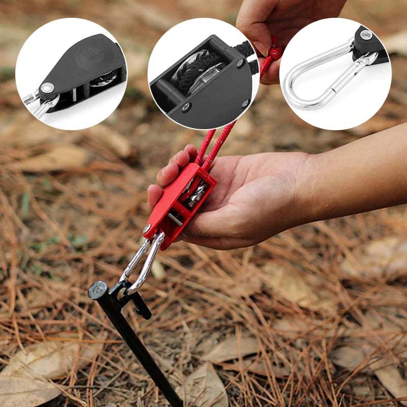 🔥48% OFF Sale🔥 Portable Adjustable Fix Camping Rope
