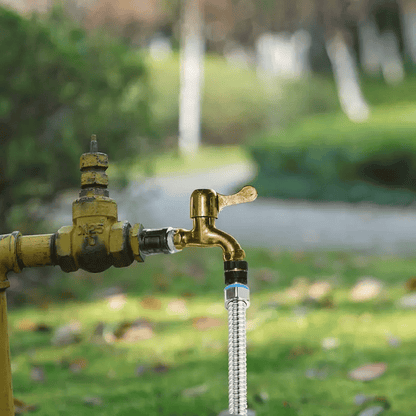 🚫💦 Hourleey No Leak Garden Hose Quick Connector, Easy Connect & Disconnect Universal Water Hose Adapters, High Pressure Resistant 🛡️
