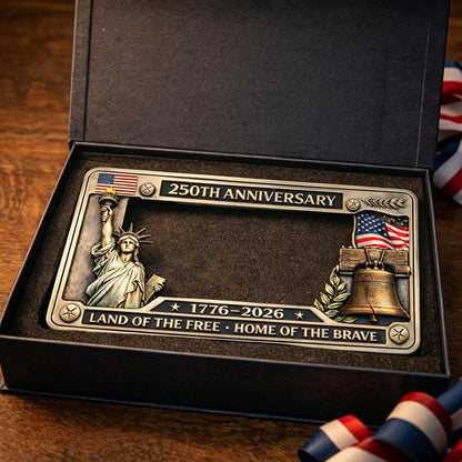 🔥🦅250th Anniversary Commemorative License Plate Frame