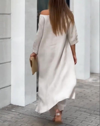 🔥SUMMER SALE🔥 Casual Irregular Long Sleeve Two-piece Set 💥 BUY 2 FREE SHIPPING