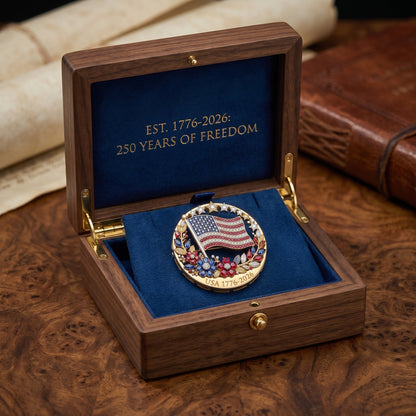 🎉 BOGO Alert! 250th Anniversary USA Enamel Brooch Pin 🇺🇸