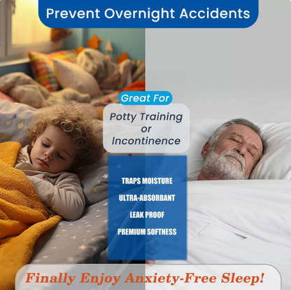💧🛡️Reusable Heavy Absorbency Bed Pads | Waterproof Leakproof Underpad for Kids, Adults & Pets