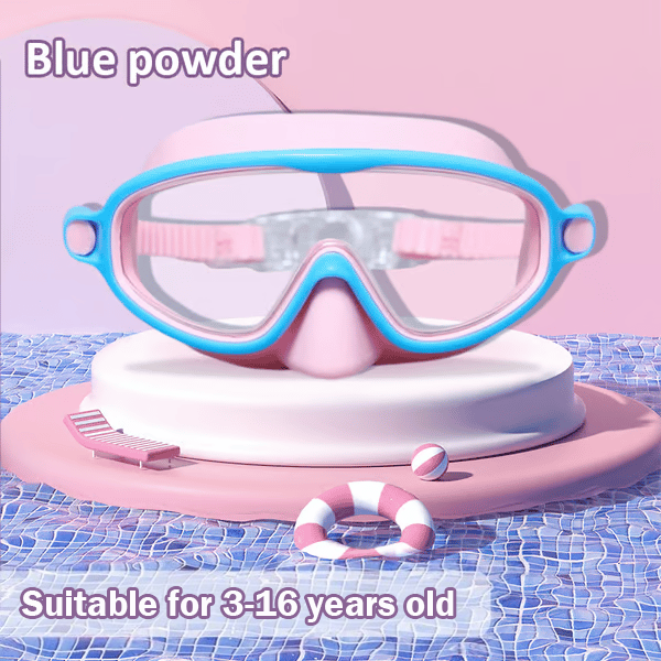 🏊‍♀️Last Day Buy 1 Get 1 Free🏊‍♀️-HD children's large frame waterproof and anti-fog swimming goggles