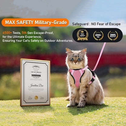 Adjustable Pet Harness & Leash Set