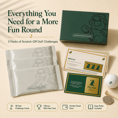 🏌️🎁Scratch & Swing Scratch Off Golf Card Game (3 PACK)