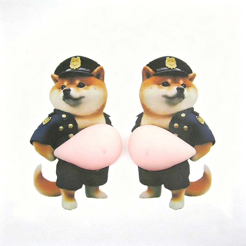 Chubby Shiba Inu Anti-Collision Sticker