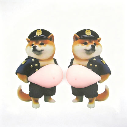 Chubby Shiba Inu Anti-Collision Sticker