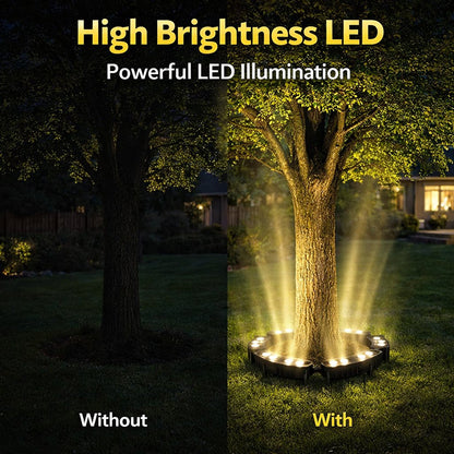 🌳 LED Ring Tree Light | Outdoor Waterproof Landscape Spotlight 🌟