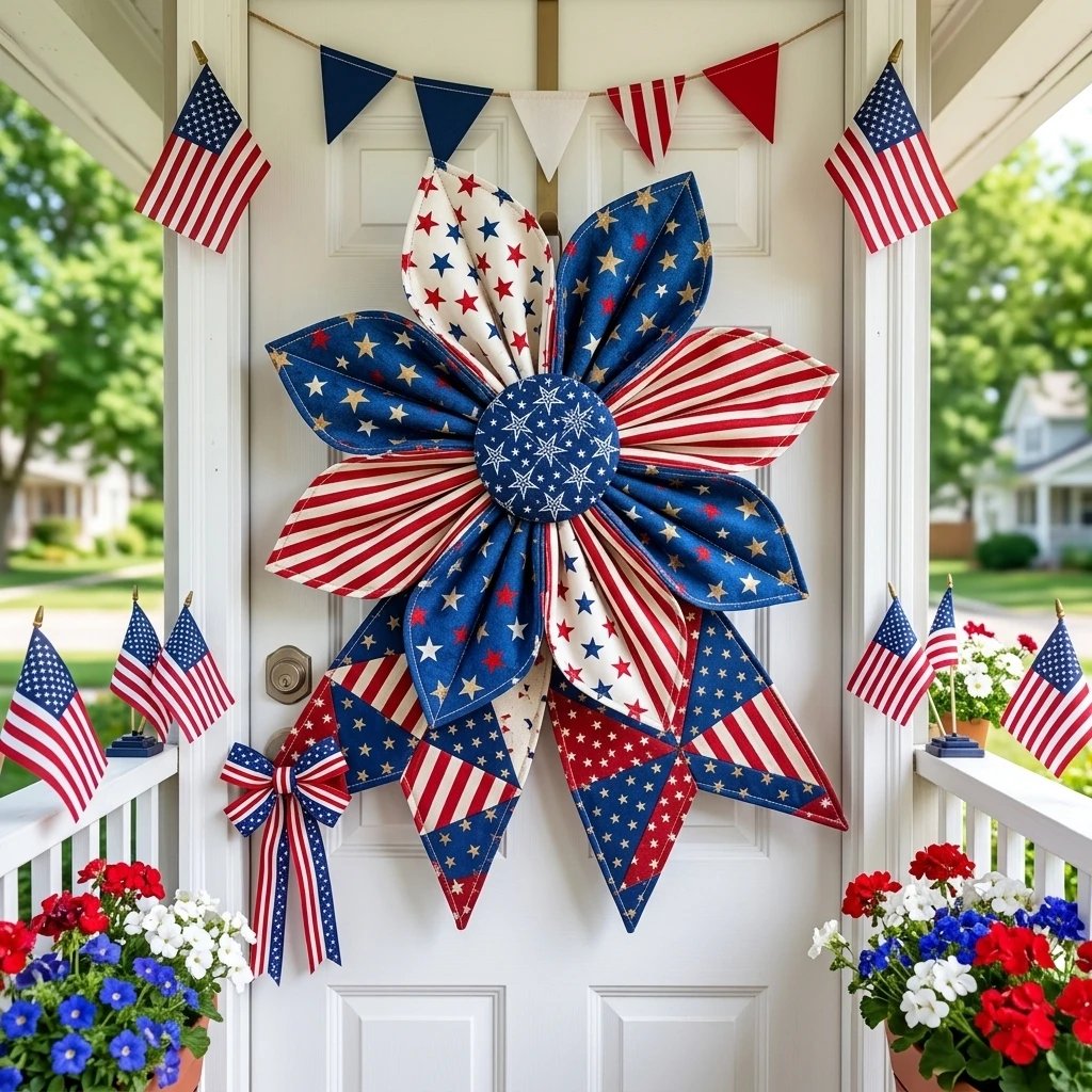 The Heritage Bloom Wreath & Bow: Multi-Piece Sewing Template Set