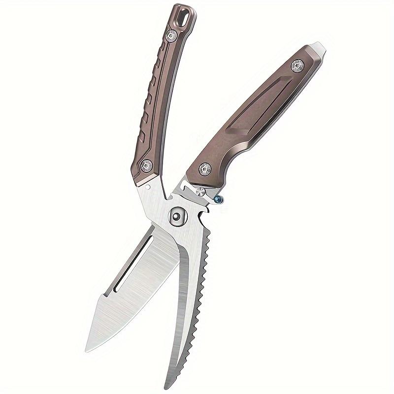 Multifunctional Lightweight Kitchen Scissors Stainless Steel