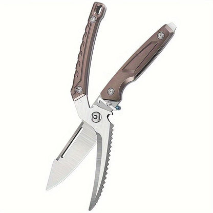 Multifunctional Lightweight Kitchen Scissors Stainless Steel