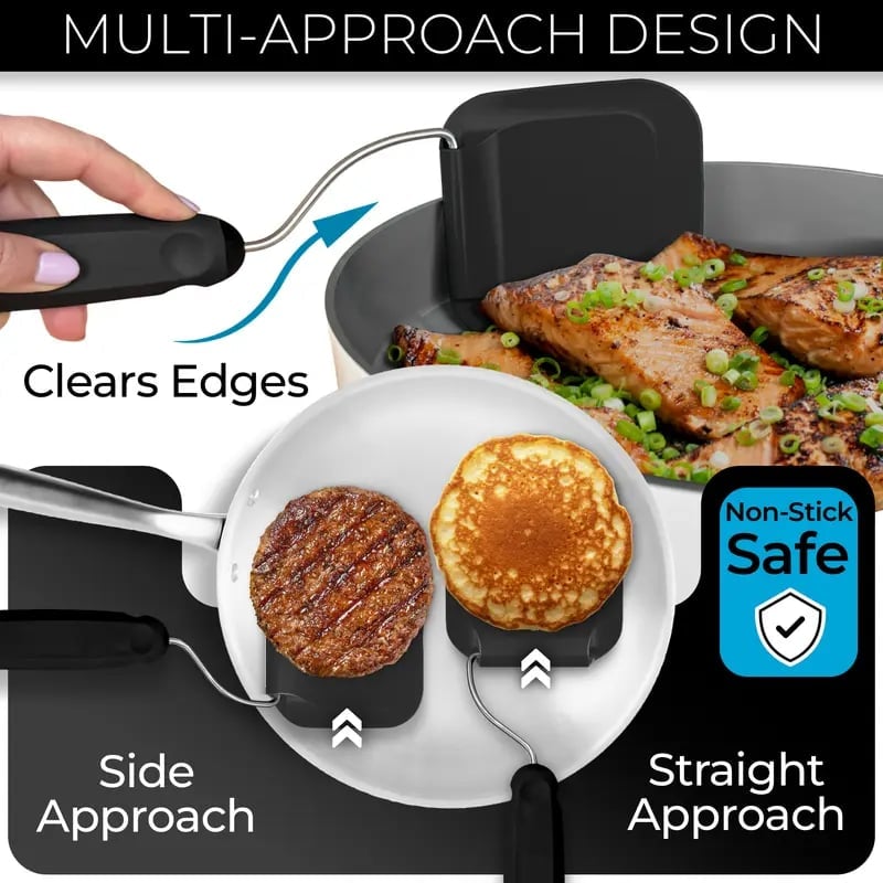 🔥 Last Day 54% OFF – Adjustable Angle PPSU Spatula 🍳 | A Must-Have Kitchen Gadget