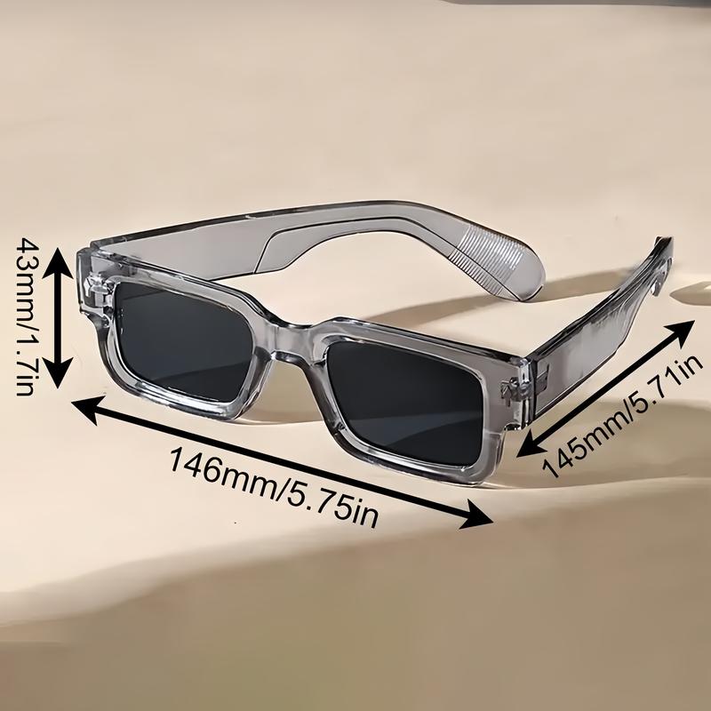 2-Pack Retro Square Fashion Anti-Glare Sunglasses