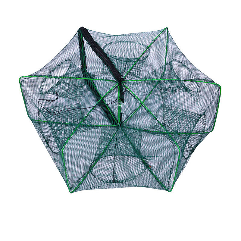 🚨 50% OFF! 🚨 Automatic folding net for anglers – reinforced nylon fishing net, landing net with telescopic handle 🎣✨