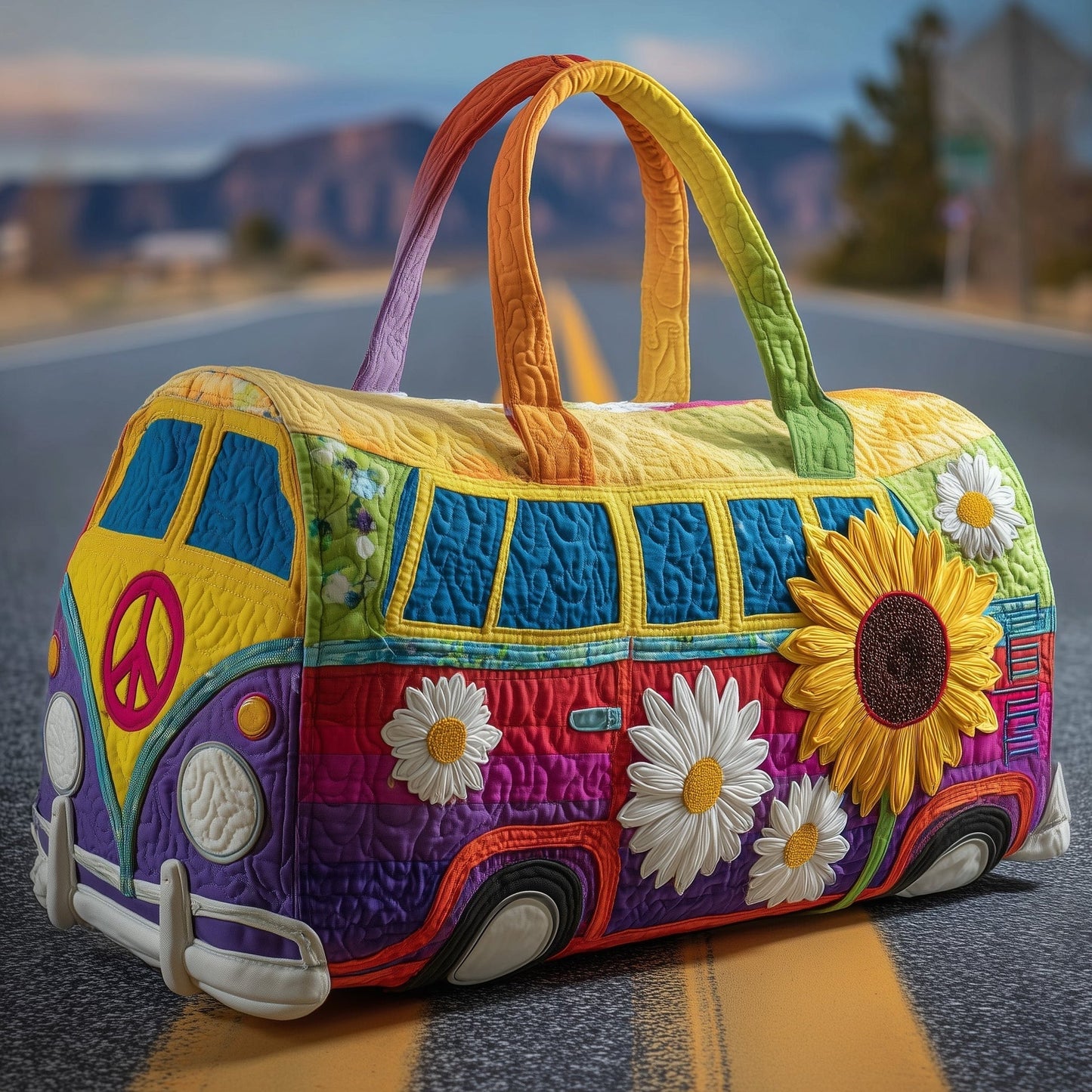✨50% OFF 👜 Vintage Floral Journey Quilted Duffle Bag🌼 – Limited Time!