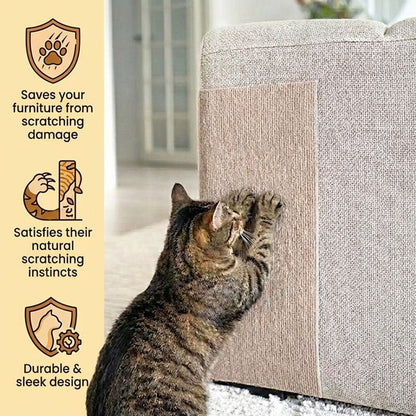 🔥Flash Sale-60% OFF - 🛋Protecting furniture-Cat Scratching Mat