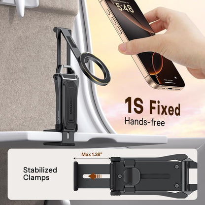 🔥Last Day 49% OFF🔥MagSafe-Compatible 4-in-1 Travel Tripod & Clamp Mount
