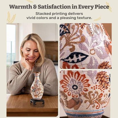 🔥LAST DAY Free Shipping - 💐🧩✨3D Art Puzzle Vase