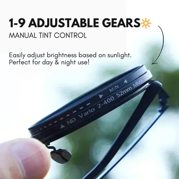 🔥 Limited-Time Deal – Adjustable Tint Polarized Round Sunglasses 🕶️