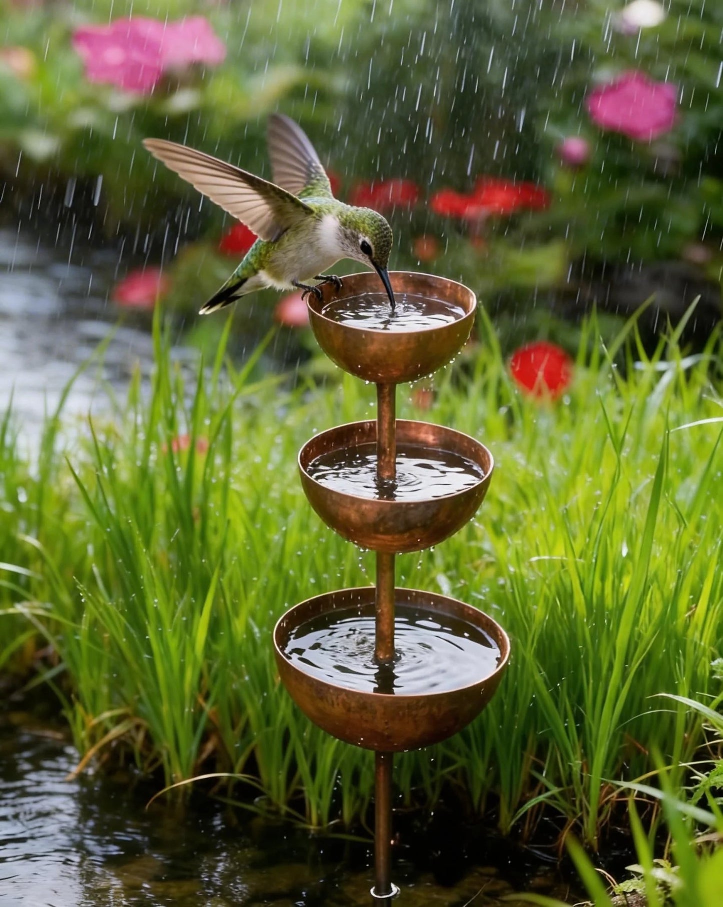 Hot Sale 50% Off 🌧️ Rain Catcher - Plant Support🐦 Metal Garden Ornament