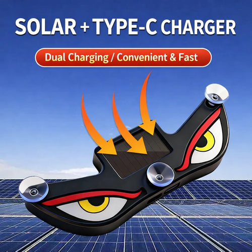 💜Solar Demon Eye LED Car Window Light