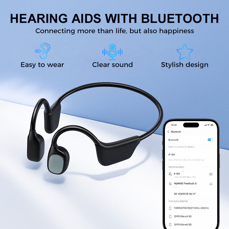 🔥 Final 2 Hours : Only Limited Stock Left🏆oeomon™ Bone Conduction Smart Hearing Headphones