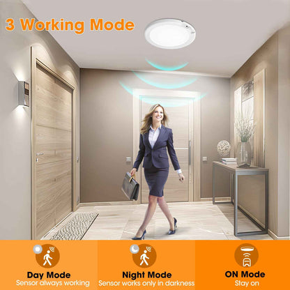 🔥💡Motion Sensor Ceiling Light: 30-Second Install. 60-Day Battery. No Electrician
