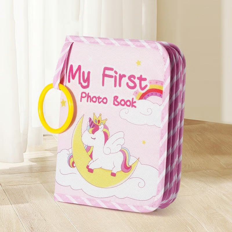 👶 My First Baby Photo Book with Safe Mirror
