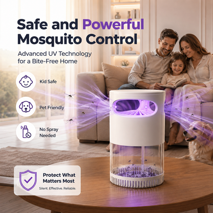 🦟🔥LAST DAY SALE 49% OFF-UV Mosquito Killer Lamp – quiet, USB, chemical-free. 50K+ sold! 🔇🌙