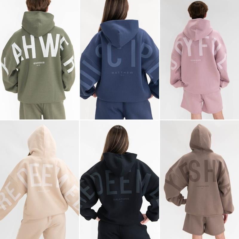 💕Hot sale 💖✝ Essential Hoodie | Oversized Christian Heavyweight Faith Sweatshirt