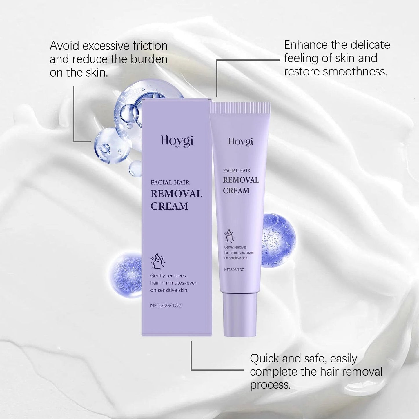 🔥Gentle and Painless Facial Hair Removal Cream
