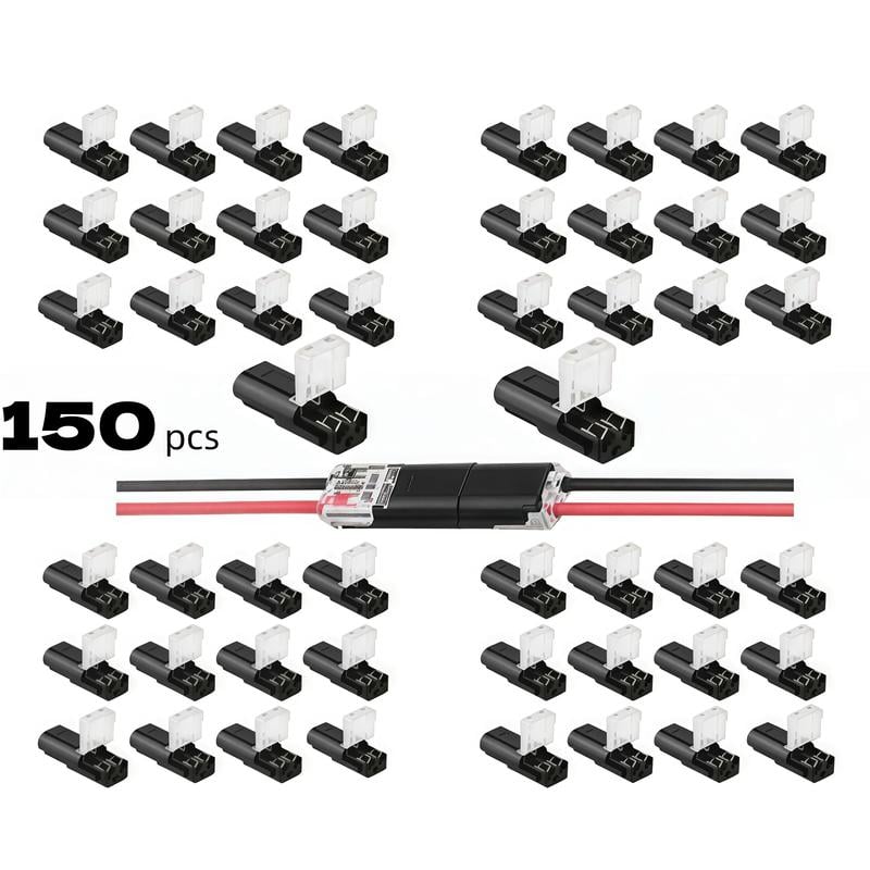 ⚡Stop Soldering! 2 Pin Double-Wire Plug-in LED Light Strip Connectors