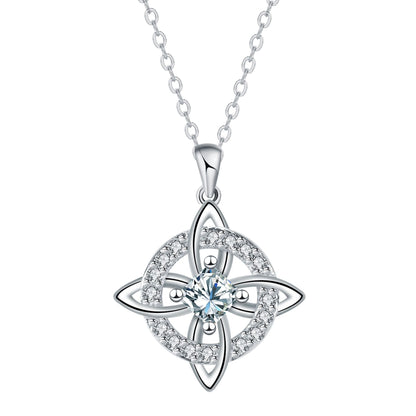 ✨ Mystical Birthstone Witches Knot Necklace