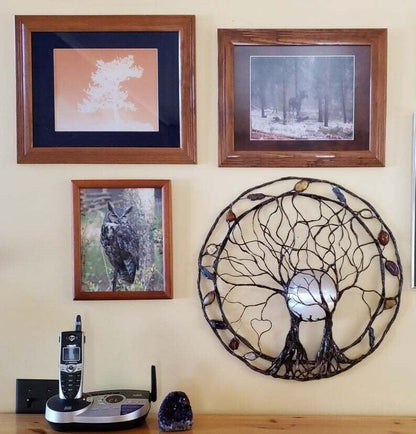 🏵Last Day Promotion 49% OFF-Circle of Life Garden Wall Art, The Moon Huggers🏡