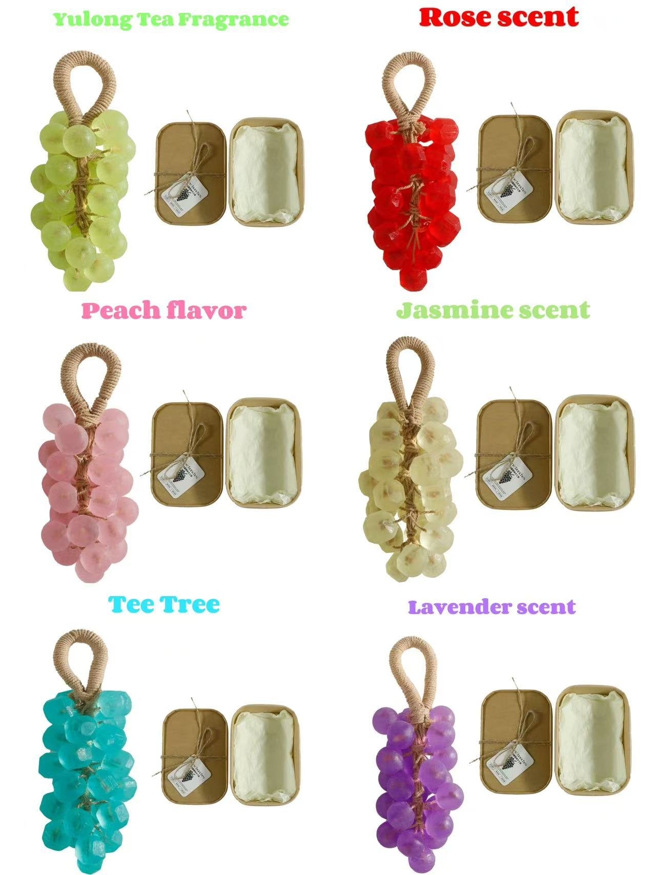 🔥Christmas Sale🔥Personalized Original Handmade Crystal Grape Soap Gentle Cleansing Soap