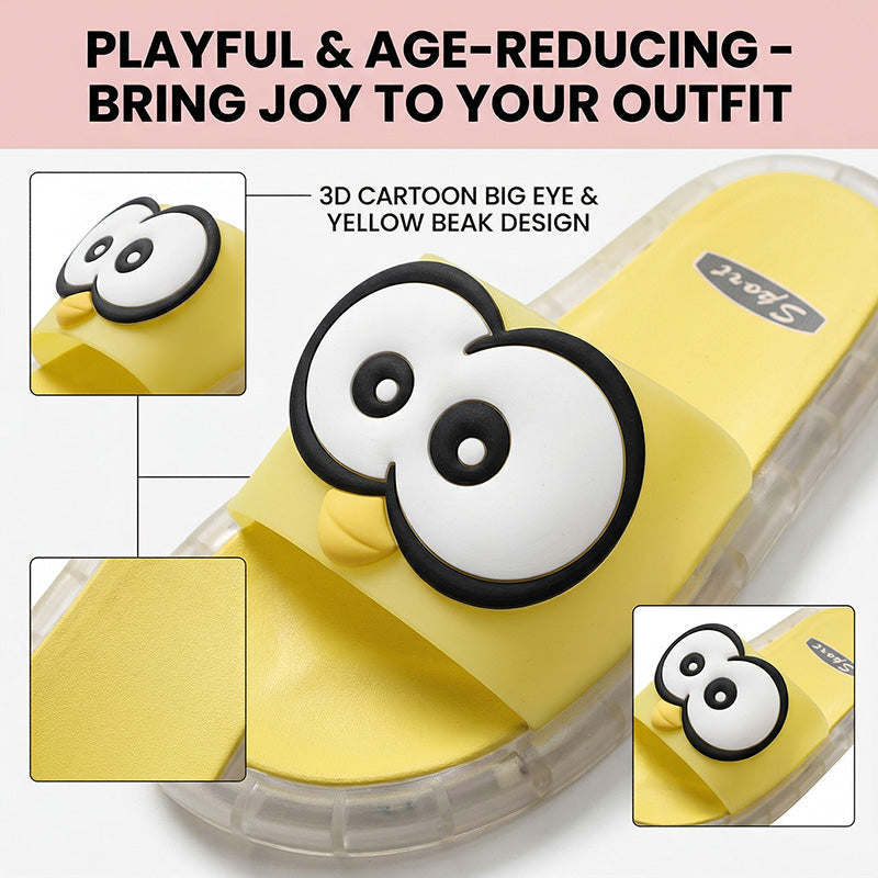 🔥Last Day Sale 60% OFF⏰🩴👀Cute slippers with cartoon motifs that glow👣🎁