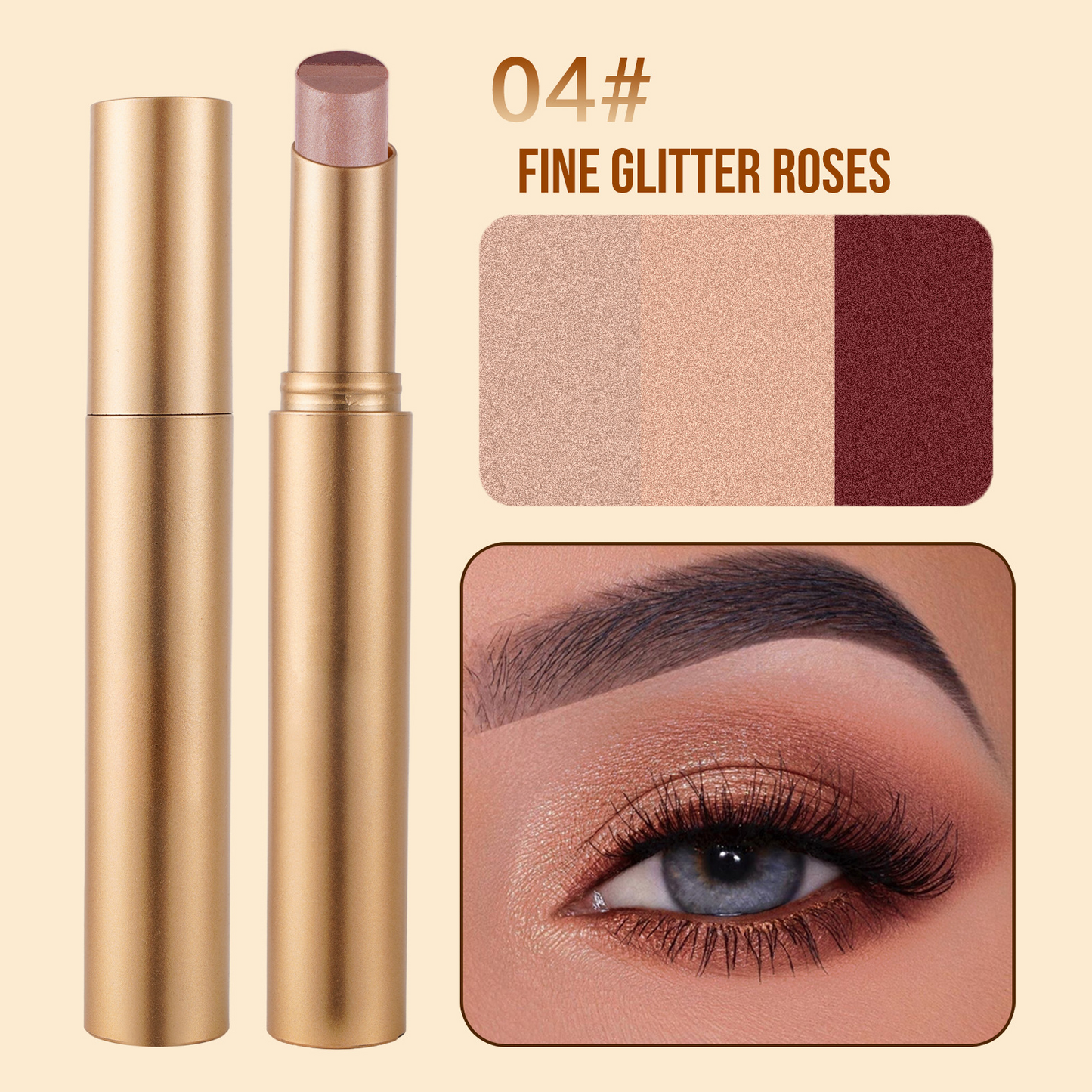 Last Day BOGO ✨ Buy 1 Get 1 FREE 3-in-1 Shimmer Eyeshadow Stick