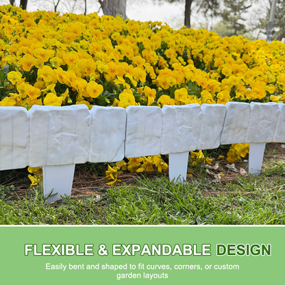 Imitation Stone Garden Fence - DIY Garden Edging Border