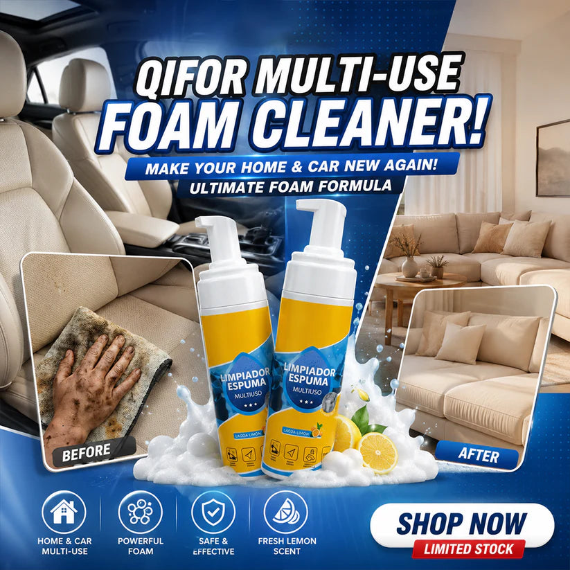Hot Sale In 2026🔥4-in-1 Multi-Enzyme Foam Cleaner – Deep Clean Car, Kitchen, Bathroom & Sofa