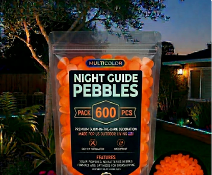 ⏰Hot Sale- 2026 Colorful Glow-in-the-Dark Garden Stones Night