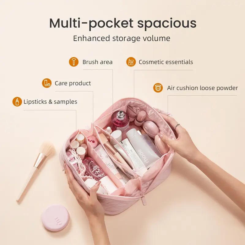 Last Day 45%OFF 🎉🎉Travel Makeup Bag for Woman
