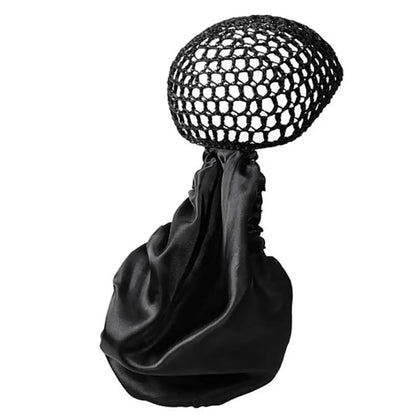 🔥HOT SALE 48% OFF -Detachable Satin Hair Wrap & Hair Net — 2-in-1 Design