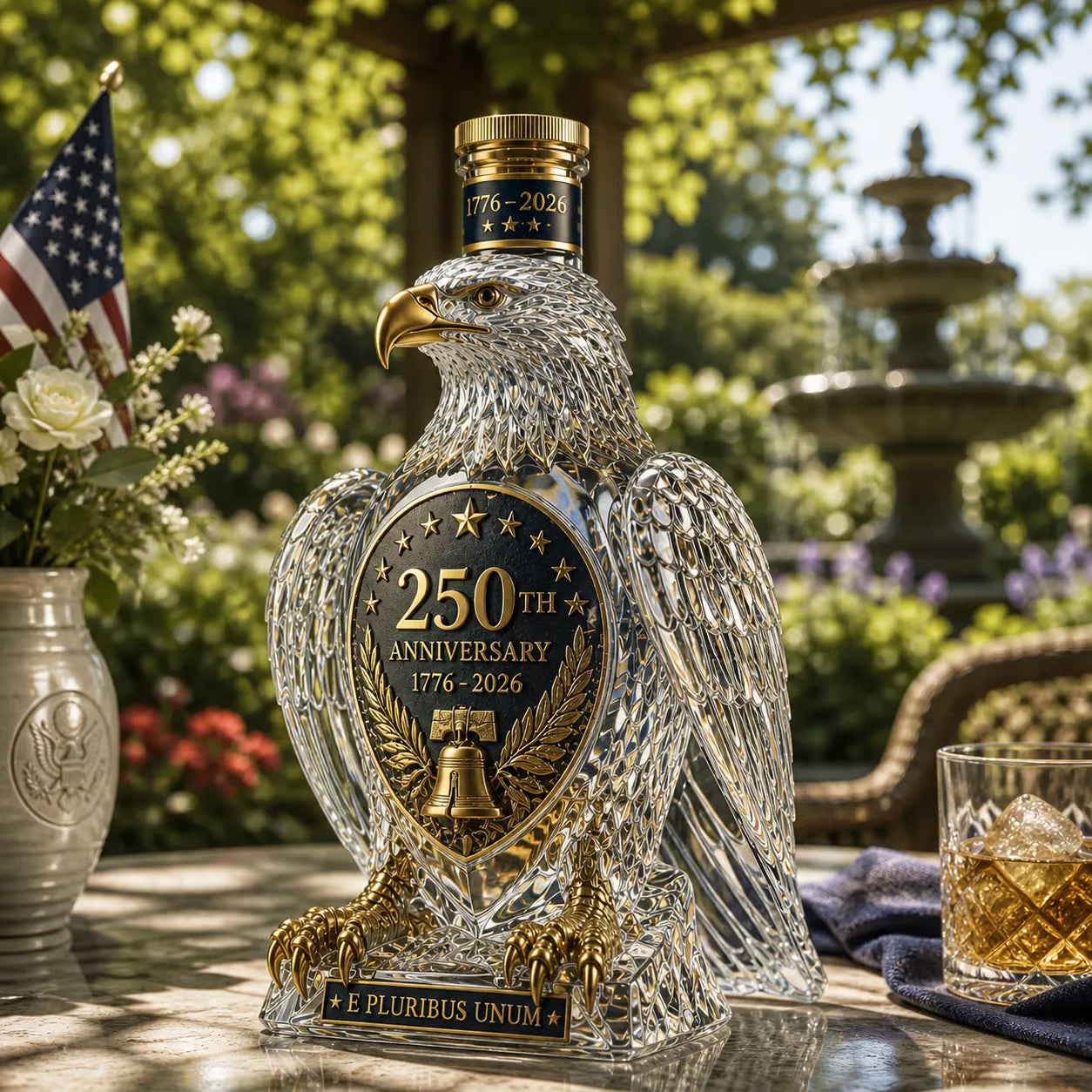 🦅🦅Hawk Whiskey Bottle&Cup -250th Anniversary Commemorative Bottle&Cup