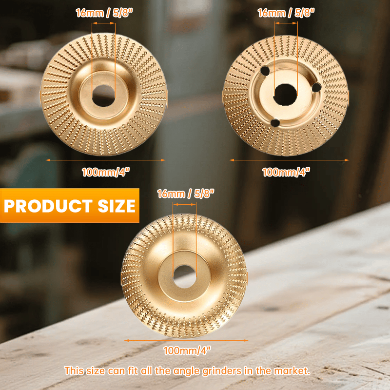 ⚡Hot Sales 69% OFF🔥Heavy-Duty Wood Carving Disc Set (3PCS)