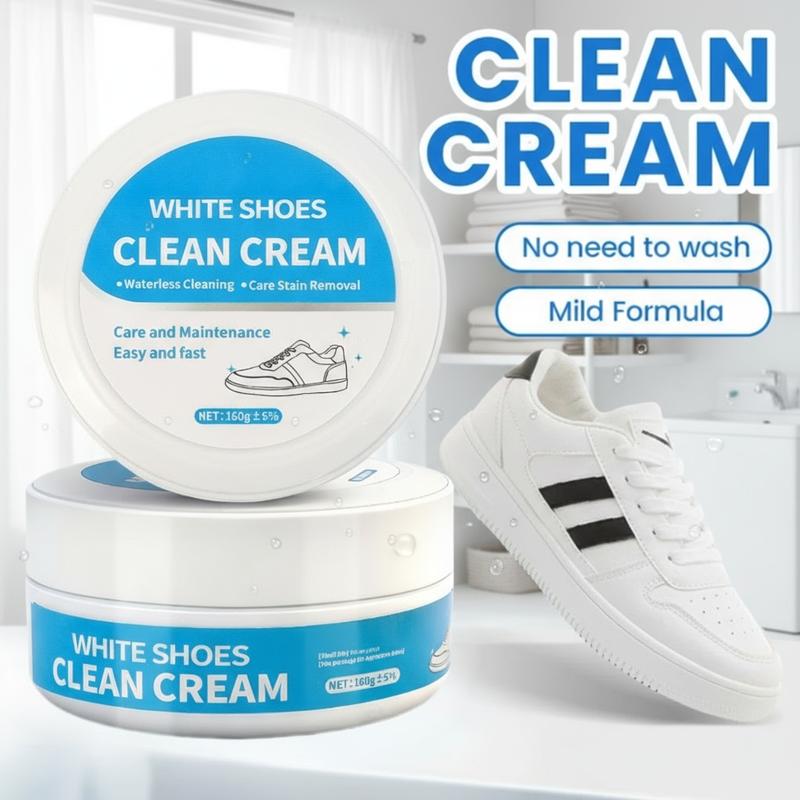 🧼✨ No-Wash Shoe & Leather Cleaner Cream Instantly Erase Stains! 🧽🔥