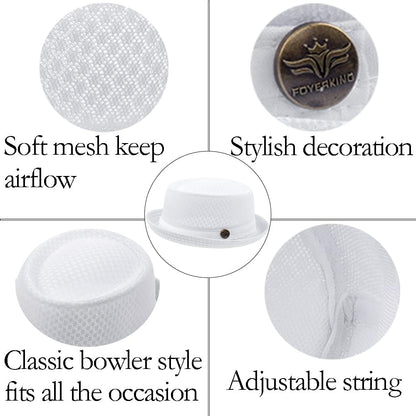🏷️ Limited Time Sale — Summer Pork Pie Hat 🎩 Breathable, Cool & Stylish