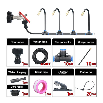 🔥 Last Day 50% OFF – 360° Curved Garden Automatic Irrigation System 🚿🌿