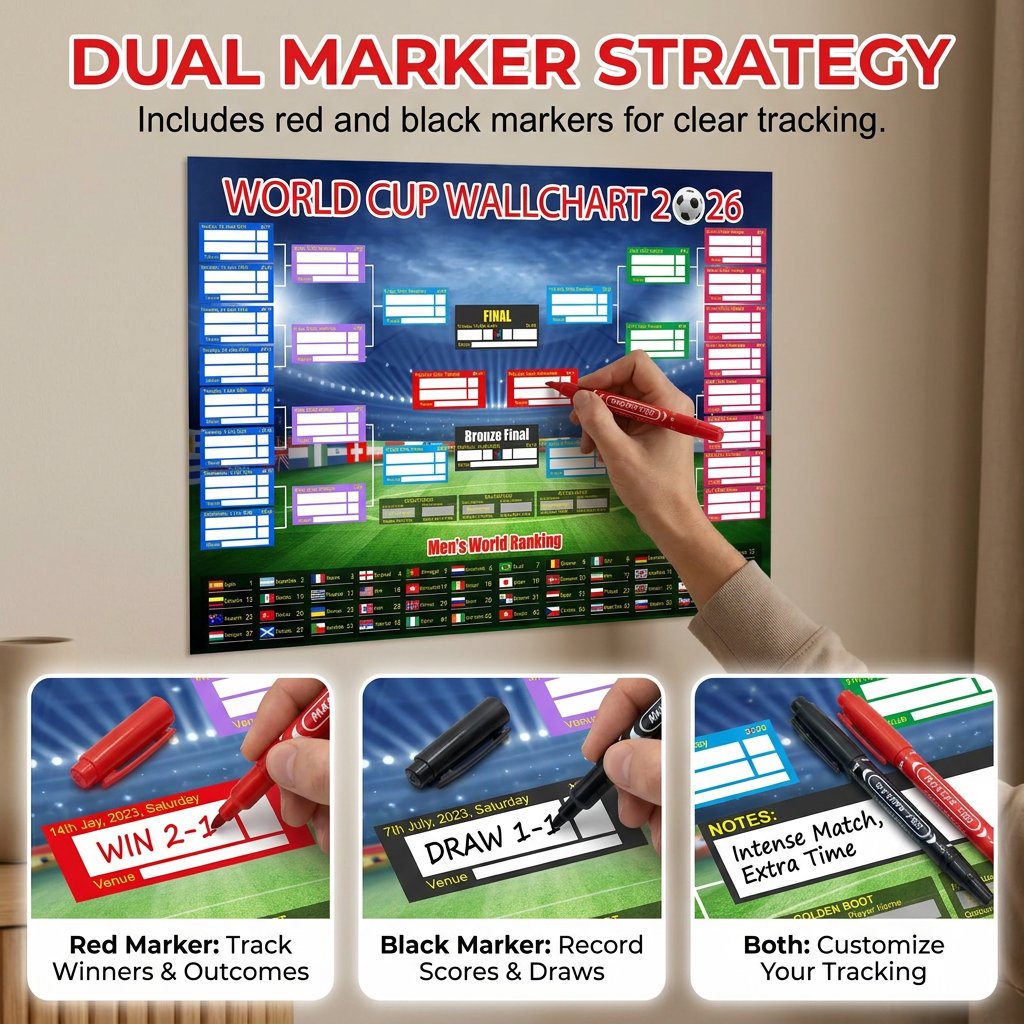 🔥Last Day 50% OFF - 🗓️ ⚽ 2026 World Cup Poster Set – Don't Miss a Match!