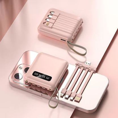 🔋4-in-1 Power Bank Fast Charging